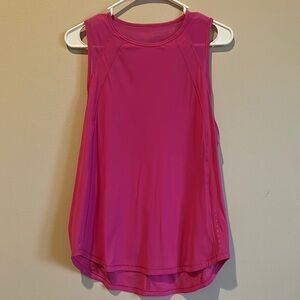 Lululemon Athletica Pink Relaxed Tank Top